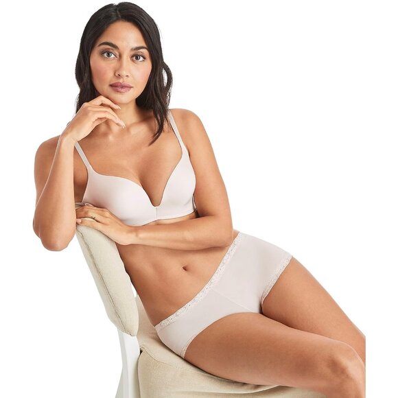 Women's Microfiber Lace Boyshort Panties 3-Pack Medium Comfort Full Coverage - Picture 5 of 6